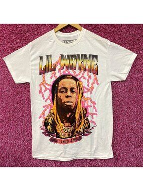 Reason Lil Wayne A Milli Lightning White T-Shirt medium
